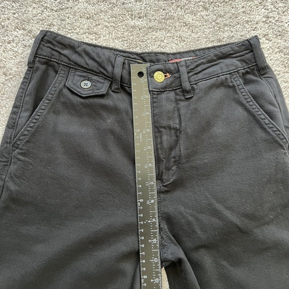 Anthropologie Pilcro Skipper Black Wide Leg High Rise 25 Denim Jeans - Picture 11 of 15